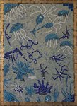 OVNI - 59 x 44 - Nacre, Emaux de verre,Emaux de Briare - Feuilles d'or et d'argent - 1500�